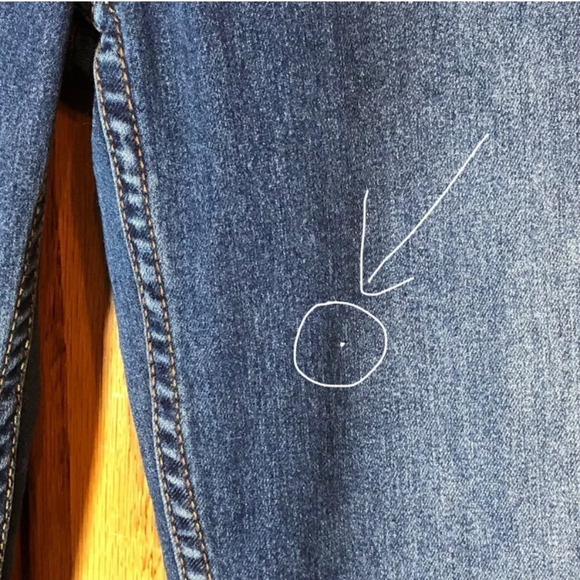 Free People Women’s Busted Knee distressed skinny jeans Size US Waist 28 - Picture 16 of 16